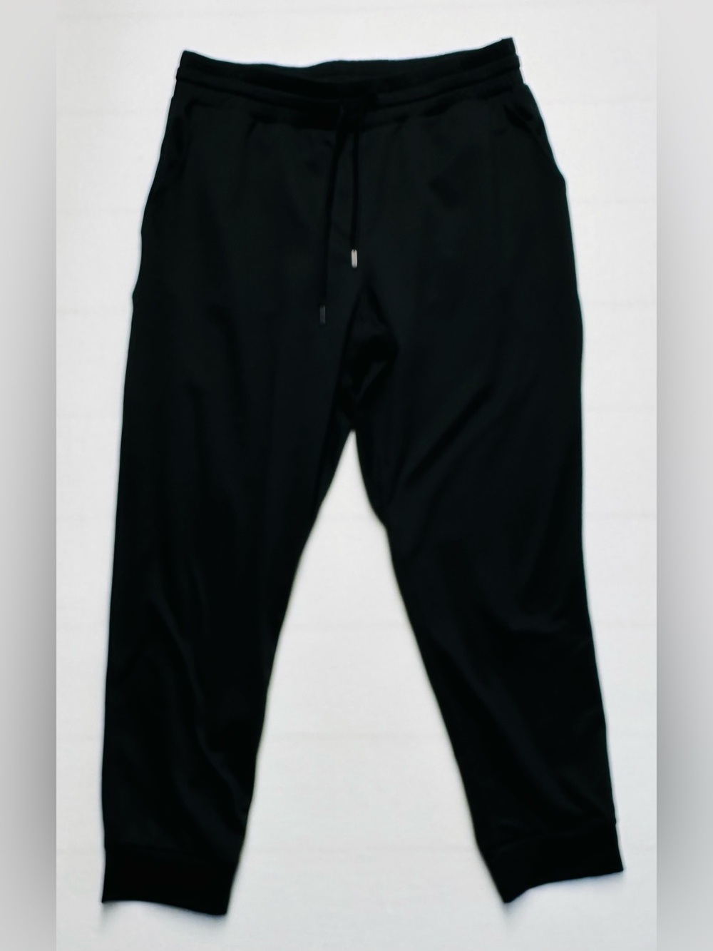 Quince Black Lounge Joggers – Women’s M Soft Stretch Cozy Inseam 28